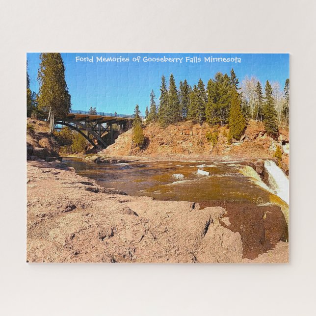 Grosella Falls Minnesota. Rompecabezas (Horizontal)