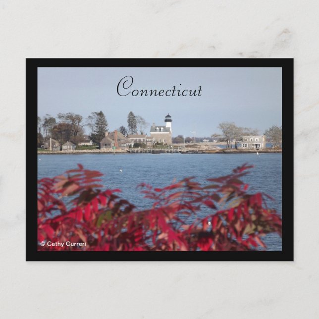 Groton, tarjeta postal Connecticut (Anverso)