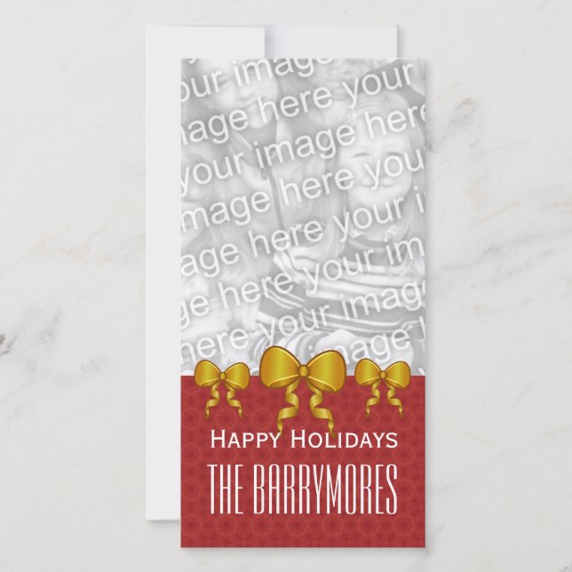 GROUPON Gold Bows Feliz Navidad V9 (Anverso)