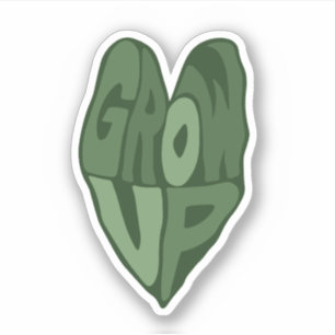 Grove Up Funny Plant Pegatina
