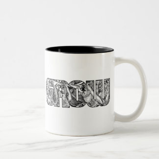 Growvisuals - crezca la taza de la letra del