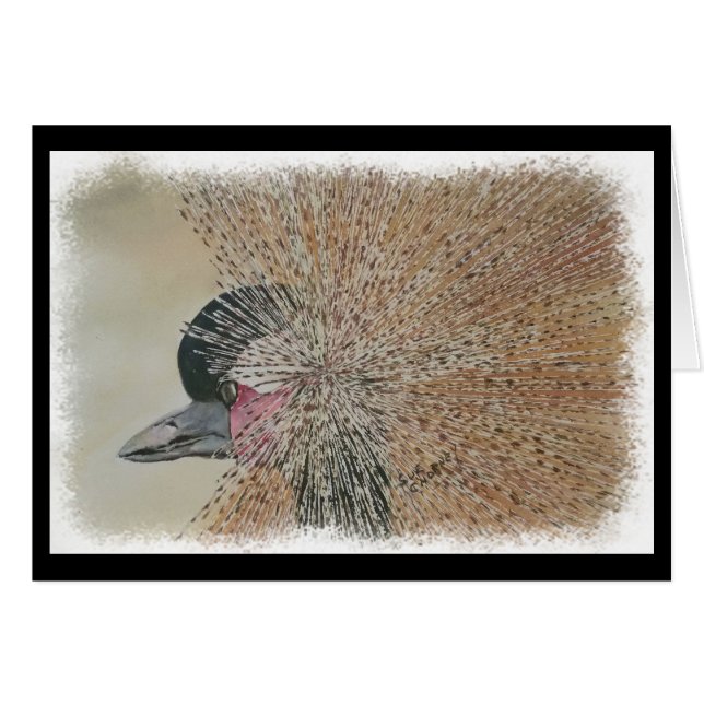 GRÚA AFRICANA MAGNÍFICA (Anverso (Horizontal))