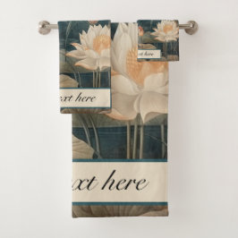 Grúa azul botánica vintage, personalizable