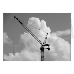 Grúa Cumulonimbus - Blanco y negro