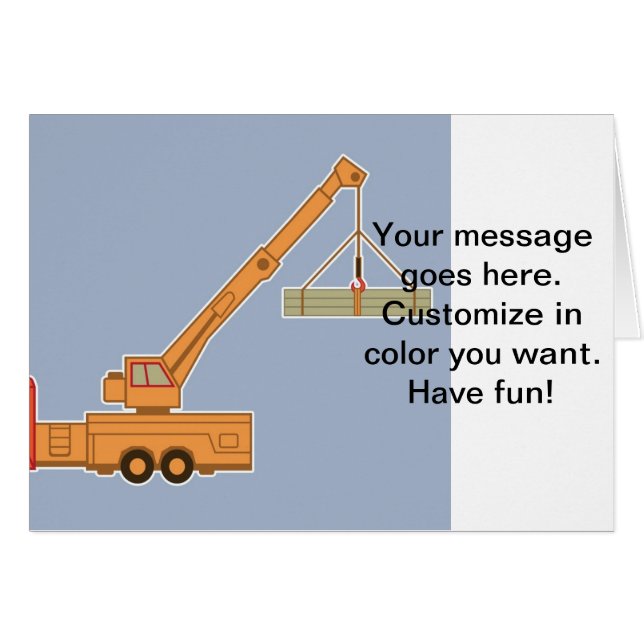 Grúa pesada del equipo del transporte (Anverso (Horizontal))