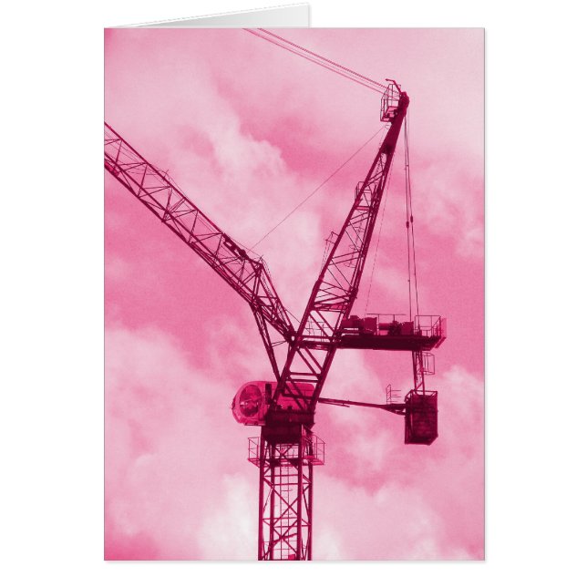 Grúa rosa (Frente)