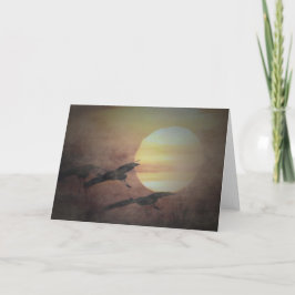 Grúas de Sandhill en las tarjetas de felicitación