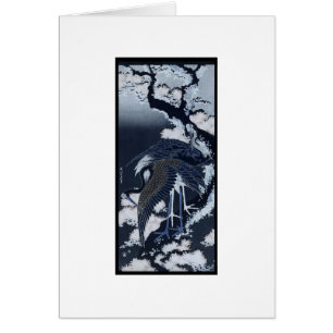 Grúas japonesas que pintan C. 1832-33