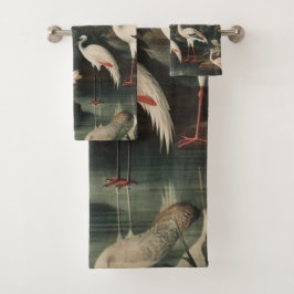 grúas y palacios vintage del trópico