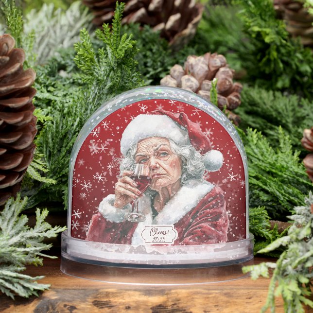 Grumpy Aging Female Friend Snow Globe (Invierno)