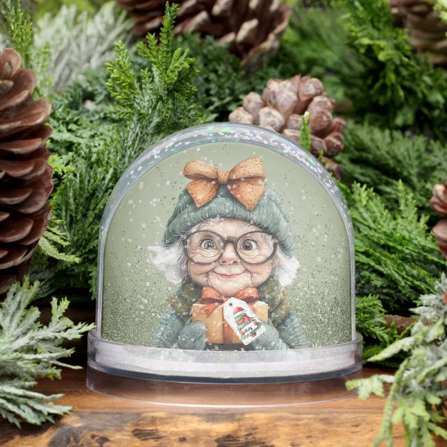 Grumpy Aging Female Friend Snow Globe (Invierno)