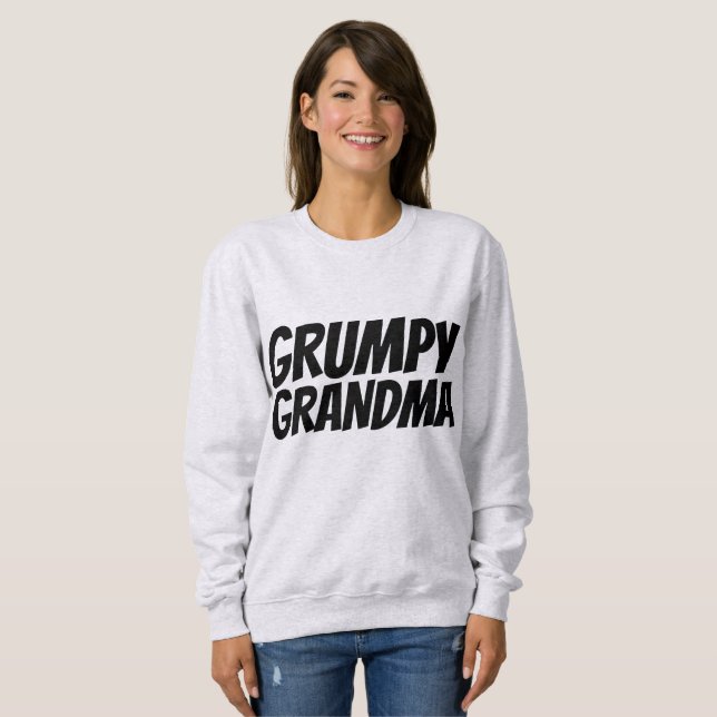 GRUMPY GRANDMA Camisetas divertidas (Anverso completo)