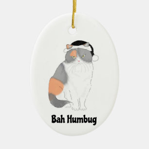 Grumpy Katie bah humorística decoración de árbo