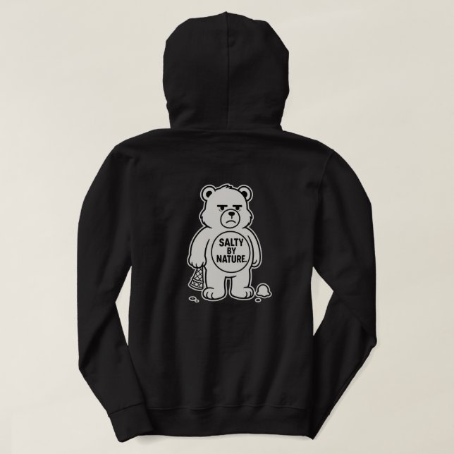 Grumpy Teddy Derramado Helado Crema Sweater (Reverso del diseño)