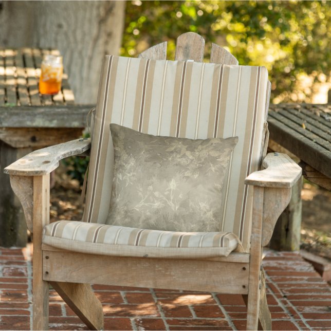 Grune patina, almohada rústica vintage al aire lib (Silla)