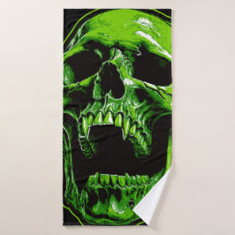 Grüner Vampirschädel