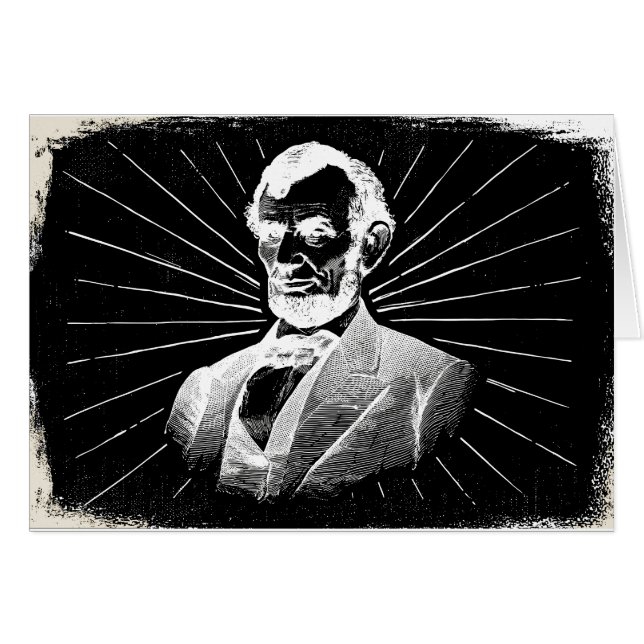 grunge abraham lincoln (Anverso (Horizontal))