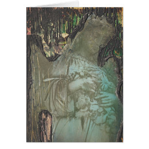 Grunge Angel Mixed Media