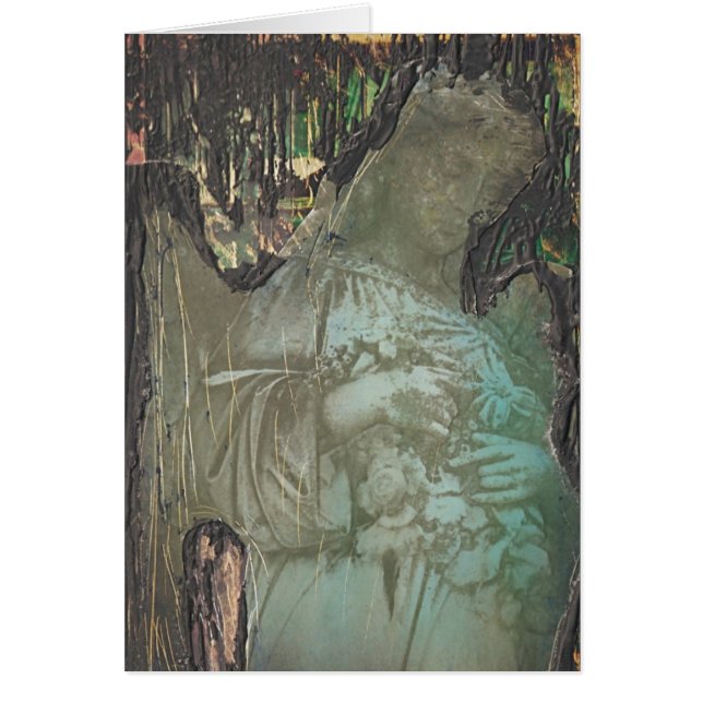 Grunge Angel Mixed Media (Frente)