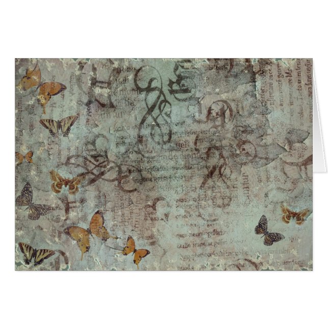 Grunge. de la mariposa (Anverso (Horizontal))