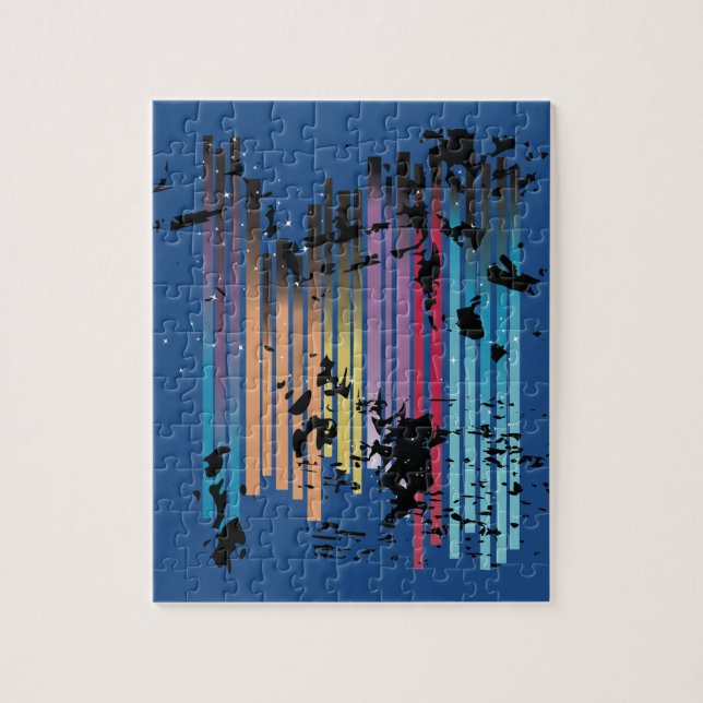 Grunge Design Puzzle (Vertical)