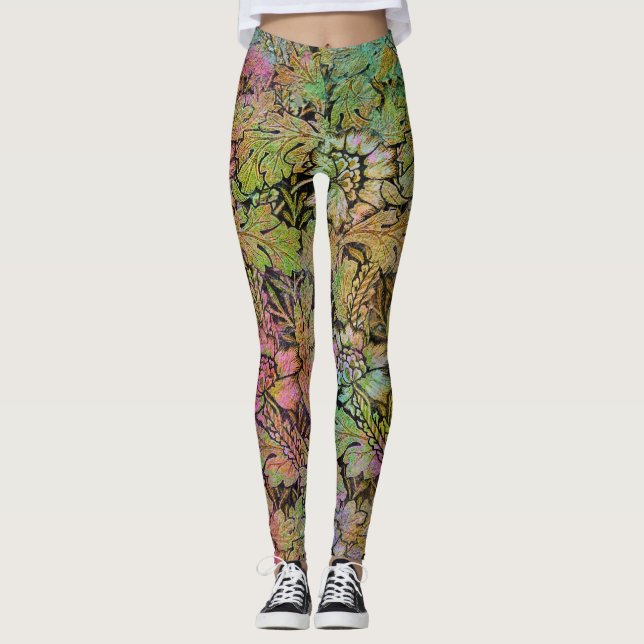 Grunge Floral Leggings (Anverso)