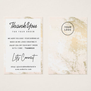 Grunge Gold Personalizado Logotipo Earl Display Gr