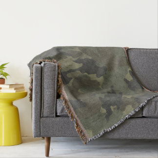 Grunge Khaki Green Camo Tejidos Mantas De Fijación