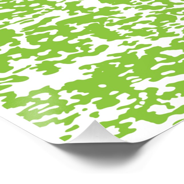 Grunge Lime Green Pattern - Decoración abstracta d (Esquina)