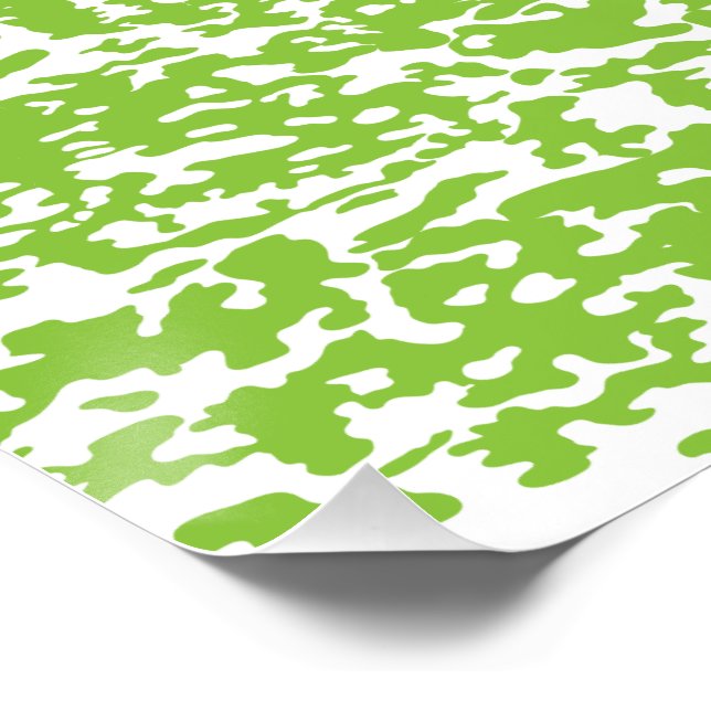 Grunge Lime Green Pattern - Decoración abstracta d (Esquina)