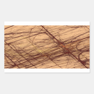 Grunge marrón Resumen Pegatina Rectángulo fractal