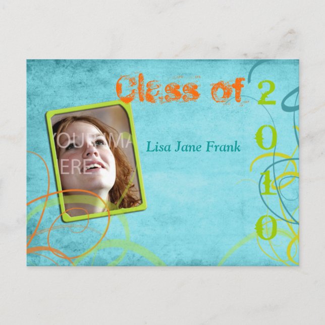 Grunge, postales de graduación (Anverso)
