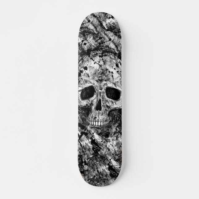Grunge Skull Skateboard (Anverso )