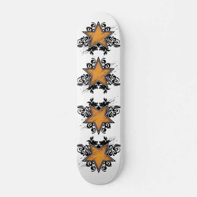 Grunge Stars Skateboard (Anverso )
