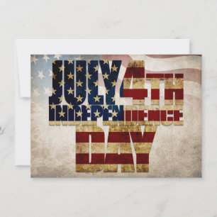 Grunge USA 4 de julio Gráfico de Independencia
