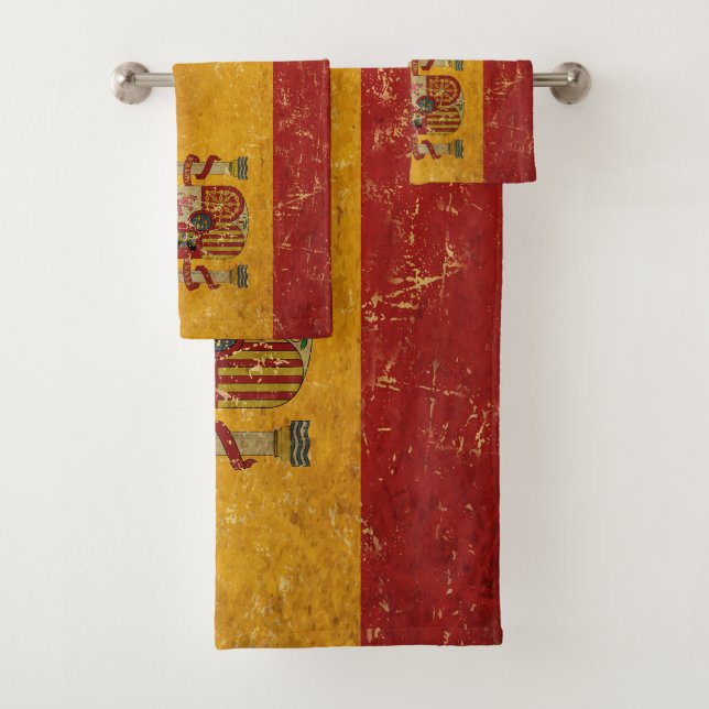 Grunge vintage de bandera española (In situ)