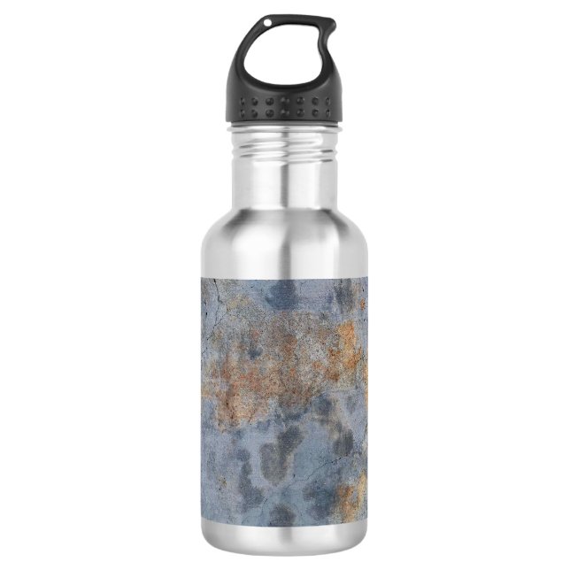 gruñir en botella de agua de plata gris (Anverso)