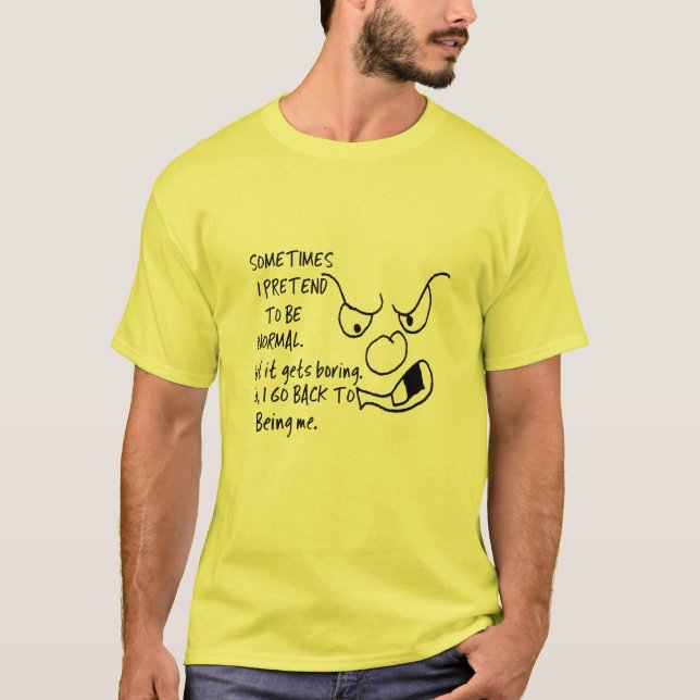 Gruñón, fingiendo ser una camisa graciosa normal (Anverso)