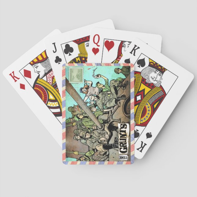 Grunts de tiempo jugando cartas (Reverso)