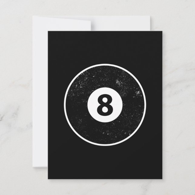 Grupo de billares Magic Eight Ball (Anverso)