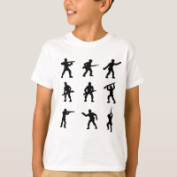 Grupo de camiseta de los hombres del ejército en