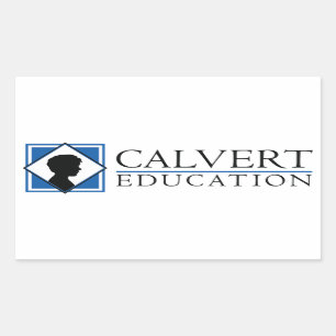 Grupo de cuatro Pegatinas Calvert Education (4.5"x