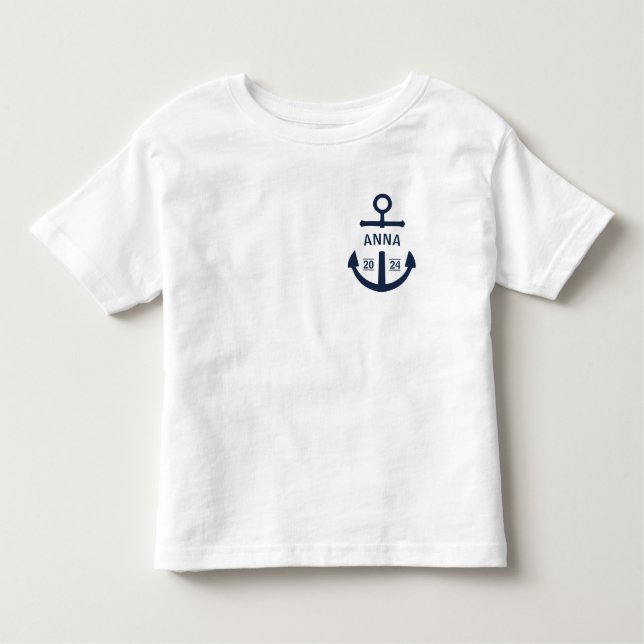 Grupo de familia de camisetas de crucero personali (Anverso)