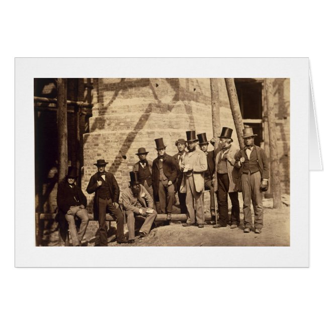 Grupo de Foremen, 1862 (foto) (Anverso (Horizontal))