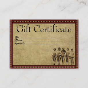 Grupo De Gales - Tarjetas De Certificado De Regalo