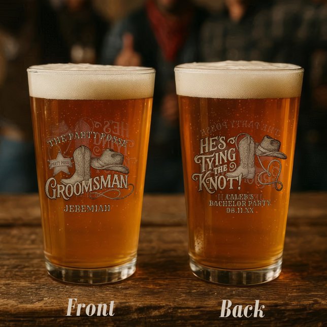 Grupo de Hombres Fiesteros Vaqueros Fiesta de Solt (Front/Back)