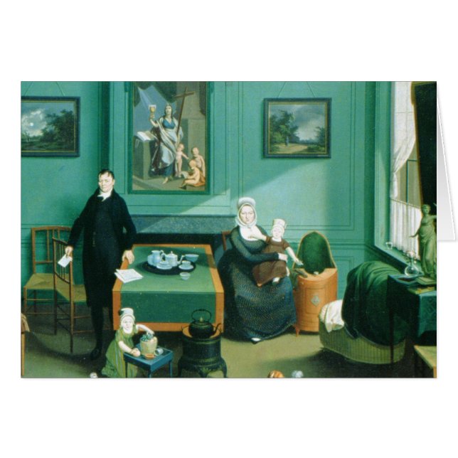 Grupo de la familia, c.1810 (Anverso (Horizontal))