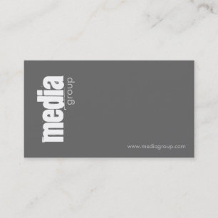 Grupo de los medios - tarjetas de visita