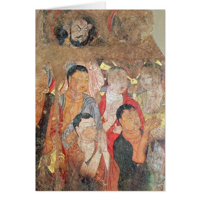 Grupo de monjes y de Buda (Frente)