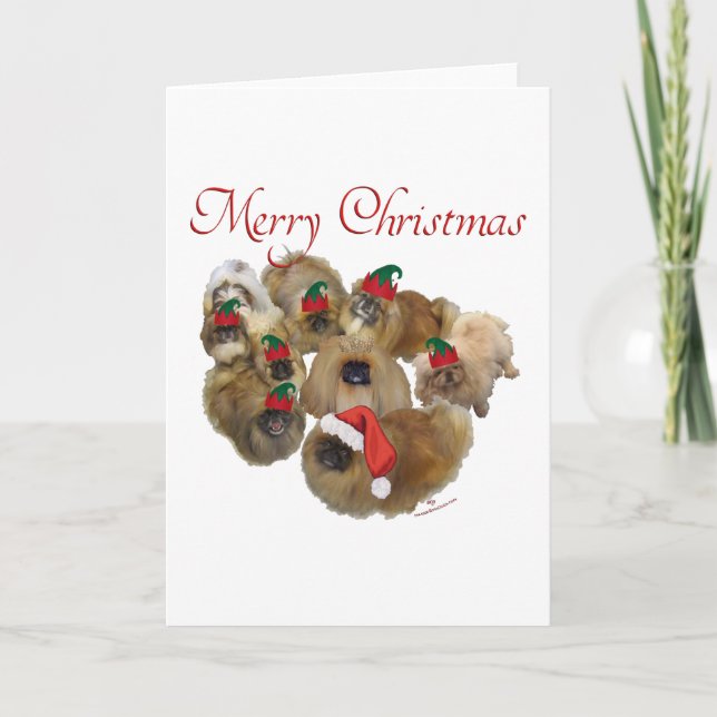 Grupo de Pekines Navidad (Anverso)